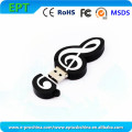 Customized Soft PVC Music Notes Shape USB Flash Drive (ED008)